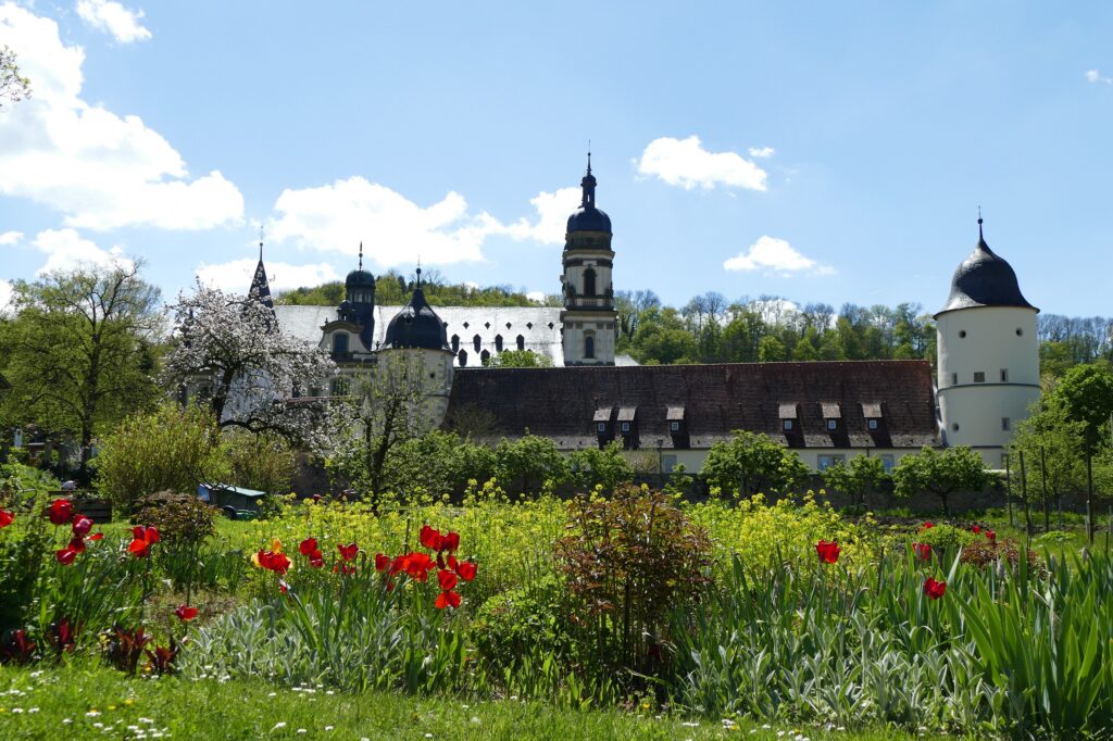 Schoental vom Abteigarten © Bildungshaus Kloster Schöntal